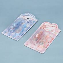 Sanrio Set de 3 reglas de espejo, con diseños de Melody, Big-Eed Dog y Kuromi de Sanrio, reglas escolares nuevas y lindas de dibujos animados, marcadores de libros, suministros de papelería, materiales educativos y herramientas de dibujo para estudiantes y fiesta de animales de la selva