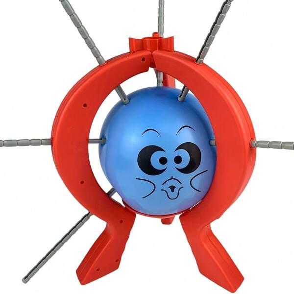 1 set Jeu de ballons sur table, Jeu d'éclatement de ballons, Jeu de plateau avec épices, Farce interactive pour faire éclater les ballons, Jouets farces pour les rassemblements familiaux, Convient pour les anniversaires, Noël, fêtes à thème (couleurs des accessoires aléatoires)