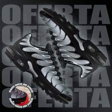 Promoção Tenis Air Plus Max Premium Vapor Bolha Amortecedor Molas deadpoll dracula Academia Corrida Preto branco