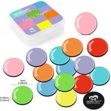 16 Stück bunte Kühlschrankmagnet, künstlerisches Design Kühlschrankmagnet, bunte Liebhaber Magnete, hochwertige praktische Lagerung Kabinett Whiteboard Kabinett Büro Schule Küche Kreidetafel Kühlschrankmagnet, Urlaubsgeschenk, Lebensstil