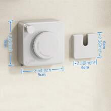 Corde à linge rétractable d'intérieur, corde à linge extérieure ne s'affaissant pas, ligne de séchage de vêtements rétractable de haute résistance,ligne de blanchisserie montée au mur en acier inoxydable - 4,6 mètres (gris, noir, blanc)