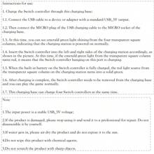 Charging Dock Replacement Compatible With Switch & Charger Compatible With Switch OLED Joy Cons, Charging Station Compatible With Switch With A USB Type-C Charging Cord