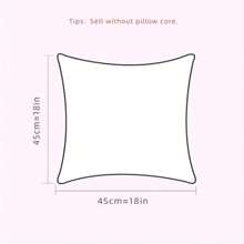 Sanrio 1 PIEZA Almohada personalizada con impresión de cabeza de gato de dibujos animados + girasol, de poliéster transpirable, suave y resistente al color, lavable a máquina, versátil para la sala de estar y el dormitorio
