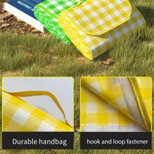 Große Stranddecke, Outdoor-Picknick-Matte, wasserdichte und sandabweisende tragbare Stranddmatte, schnell trocknend und faltbar, leicht für Frühling Sommer Camping für Outdoor-Indoor-Familie, Strand, Park, Rasenflächen, Wandern, Musikfestival, Picknickdecke