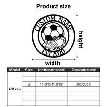 1pc Custom Name Soccer Player Wall Decal, Personalized Boy Name, Football Wall Stickers, Custom Boy Name Soccer Player, Personalized Soccer Decal-Ornaments,Home Decor,Wall Decor,Room Decor,Living Room Decor,Bedroom Decor,Bathroom Decor,Kitchen Decor,House Decor,Personalised Gifts,Graphic Print - Multicolor - View 25