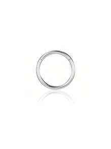 1 pieza Anillo de titanio de aleación F136 de 16G para la nariz, aro de cartílago de la oreja, tragus, aretes de aro del septo nasal G23 Joyería de perforación de titanio