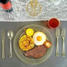 20 Stücke glänzende Goldplatten, geeignet für Hochzeiten, Geburtstage, Partys und verschiedene Anlässe