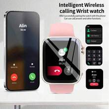 SIMSONLAB Smart Watch, Wireless Calling /Dial, Multi -Sport Mode, Calling Reminder And Rejection,Information Reminder,SMS Reminder,Holiday Gifts, Birthday Gifts - Silver - View 5