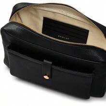 London Sandler Way Mini Zip Around Crossbody For Women In Grained Leather With Adjustable Strap - as pic - View 6