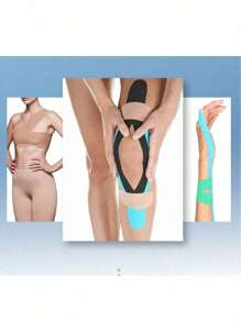 1 pièce Bande invisible de rassemblement et de traction de la poitrine, patch de traction des muscles, accessoires de gym, bandages, ruban de sport