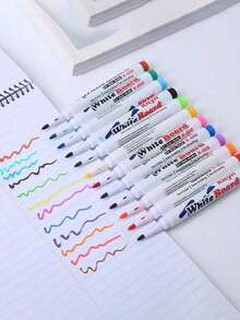 36pcs/Set Random Shell Pattern Magic Watercolor Pens, Water-Based Pigment, Multi-Color, Floating Ink, Marker, Suitable For Painting, Education, Party Gifts, Birthday Gifts, Ceramic Spoon (Shell Pattern, Color And Logo Are Random) - Multicolor - View 4