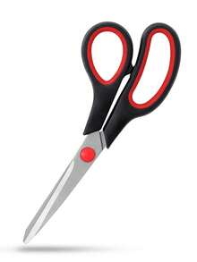 1pc Multipurpose Office Scissors, Stainless Steel Shears, Sewing Scissors, Comfort-Grip Handles Household Scissors, Art DIY Scissors, Right/Left Hande - Multicolor - View 7