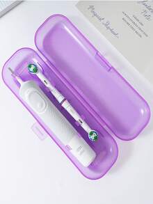 1/2/3Pcs Travel Electric Toothbrush Storage Box ,Portable Travel Container Simple Toothpaste Storage Box, Portable Toothpaste Container Case Safely Store Toothbrush Heads Suitable ,For Daily And Travel Camping Home Business Back To School - Multicolor - View 18