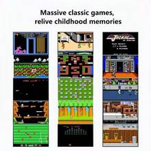 400 IN 1 Retro Video Game Console Handheld Game Portable Pocket Game Console Mini Handheld Player 1020mAh - Multicolor - View 3