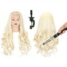24" Hairdressing Styling Mannequin Doll Salon Training Hair Clamp Professional