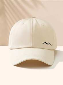 Boné de beisebol com estampa de pico de montanha, ajustável, à prova de sol, casual, adequado para viagens, praia, férias, estilo Y2K para jovens - boné de beisebol - Ver 8
