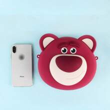 Disney 1PC Disney Officially Licensed Cartoon Cute Alien Losto Shoulder Crossbody Phone Bag Silicone Purse Compact Waterproof Wear-Resistant Storage Bag Foldable Soft Wallets Daily Combinations Can Be Used For Different Occasions A Souvenir Birthday Gift For Friends Family