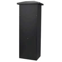 Large Steel Locking Mailbox, Tamper-Resistant - 黑色 - 查看 4