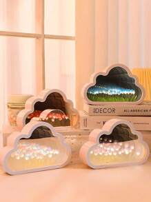 1 件 DIY 郁金香小夜灯，现代花卉设计，浪漫礼物，手工制作的人造花小夜灯配件材料包，情人节礼物，家居装饰，桌面装饰，生日礼物，办公室，床头柜，一份漂亮的手工礼物！