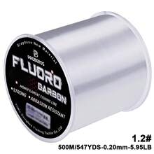 PRO BEROS PROBEROS 500M 氟碳釣魚線：尼龍碳纖維柔軟領導者，適用於沉降線和飛釣