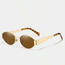 2 pares de gafas de moda con montura redonda de metal para adolescentes, accesorios para vacaciones de verano en la playa