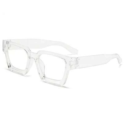 Classic Thick Square-Framed Men Driving,, High-End Feel, Full-Frame Street Style, Versatile