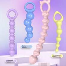 Pull-On Anal Plug Series Four Soft Pull-Off Couples' Room Fun Products Sex Toys - Perfect For Beginners To Advanced Users