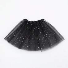 1pc Solid Color Ballet Tutu Skirt For Teenage Girls And Women, Thin Chiffon Puff Skirt, Ballet Dance Dress