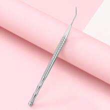 1/4 piezas Herramienta auxiliar para extensión de pestañas postizas de acero inoxidable con rizado en forma de muñeca
