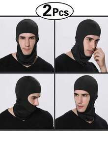 2 Packs/1PC Balaclava Face Mask, Ski Mask For Men Women, UV Protection Windproof Scarf For Motorcycle Snowboard Cycling - A - View 7