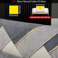 1 件现代防滑雪尼尔休闲沙发垫 - 四季可机洗沙发套，轻奢高端，适合 1/2/3/4 座沙发，可携带宠物 - 灰色 - 查看 19