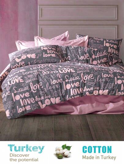 2/3 Pcs Cotton Duvet Set, Breathable And Cozy Bedding Set For Bedroom, All Season, 1 Piece Duvet Cover With 1/2 Pieces Pillow Cases (No Filling), Machine Washable
