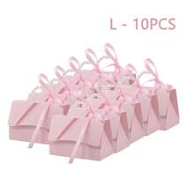 20 件/10 件/1 件-仿珍珠装饰礼品盒，派对简易包装袋，珍珠手柄装饰纸质礼品盒，情人节精美粉色礼品包装盒，婚礼礼品盒，节日礼品盒，凸版印刷鲜花糖果盒迷你包装袋纸