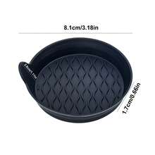 2件套汽车杯垫，适用于杯架，硅胶通用汽车杯垫 - 彩色 - 查看 4