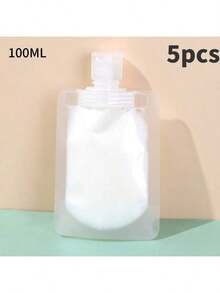 Large Capacity Transparent Travel Portable Packaging Bag Lotion Cosmetics Storage Bag Large Diameter Sealed Bag Is Suitable For Daily Activities, Travel And Easy To Carry - Multicolor - View 9