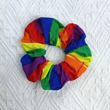 1 set de bandeaux, bandanas pour femmes, foulards carrés rayés multicolores arc-en-ciel pour festival de la fierté, convient pour porter le jour de la fierté, bandeau turban, bandeau de sport