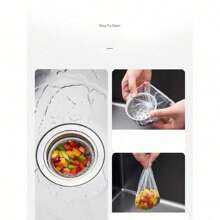 100pcs Disposable Kitchen Sink Strainer Net, Universal Drain Catcher For Sink, Water Pool, Washing Basin, Food Catcher