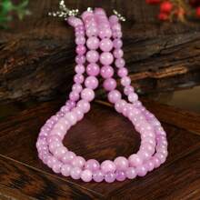 Collar gargantilla con cuentas hecho a mano con amuleto natural de 12 mm, adecuado para uso diario, regalo del Día de la Madre, gargota con 6 mm/8 mm/10 mm/12 mm (color de piedra natural aleatorio)