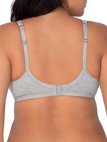 Fruit Of The Loom Women's Unlined Underwire Bra - Cotton & Spandex Blend For Natural Shape And Flexibility