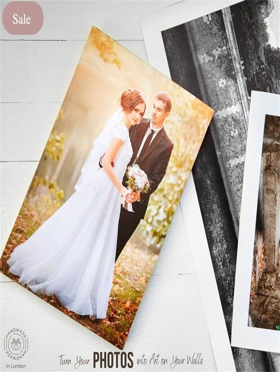 Arte en lienzo personalizado, con o sin marco - Impresión de póster personalizada con foto de alta resolución - Decoración de pared para el hogar y regalo perfecto para seres queridos en bodas, baby showers, fiestas y momentos familiares especiales