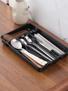 1/2pcs Kitchen Cabinets, Chopsticks, Cutlery Storage Boxes, Knives, Forks, Spoons, Dividers, And Organizers
