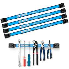 1 PC Strong Magnetic Tool Holder Heavy-Duty Magnet Bar Wall Mounted Storage Tool Bar Strip Rack Garage Organizer Wrench Tool Cabinet,8/12/18/24inch - Multicolor - View 9