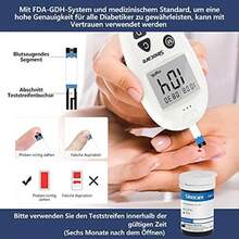 Sinocare (Without Meter)Accu Blood Glucose 50 Test Strips And 50 Lancets - Nur 50 Blutzuckertests - View 4