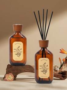 1 pieza - Difusor de varillas ambientador para el hogar, botella de vidrio difusor de varillas, difusores de varillas para el hogar, hipoalergénicos, asequible aroma a fruta, decoración de lujo para el hogar