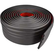 1pc 2m X 9.8cm NBR Anti-Collision Baseboards Self-Adhesive Waistline Wall Stickers, Home Decor