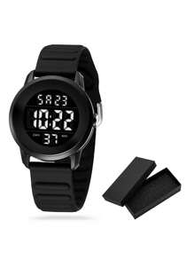 POMAR 2025 New Student Sports Fashion Simple Night Light Waterproof Alarm Clock Student Electronic Men's And Women's Watch