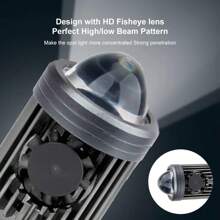 Heyword Heyword 1pc H4 BA20D P15D H6 T19 LED Motorcycle Headlight Bulb HB2 9003 12V-80V High / Low Beam For Scooter Motorbike LED Headlight Bulbs Conversion Kit White