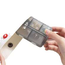 Medicine Box Portable, Three Meals A Day, Portable Medicine Packing Box, Medicine Reminder Box Seven Days A Week, Large-Capacity Medicine Dispenser