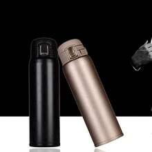 1 Stück 500ML/16,9oz Vakuumisolierter Becher mit verriegelbarem Deckel, doppelwandiger auslaufsicherer Reisebecher aus Edelstahl, ideal für den Schulbeginn