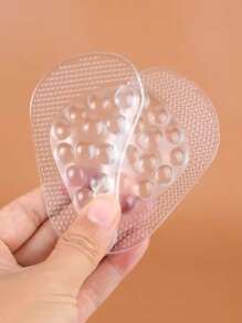 Par de Almofadas de Apoio de Arco de Gel para Homens e Mulheres, Insertos de Arco Reutilizáveis, Almofada de Arco Adesiva para Aliviar a Pressão e Dor nos Pés